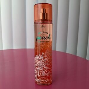 Bath & Body Works GEORGIA PEACH & SWEET TEA Fine Fragrance Mist 8 oz Body Spray